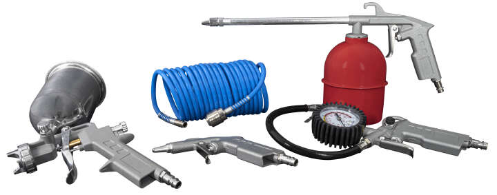 Güde Druckluft-Set Metall 5-tlg.